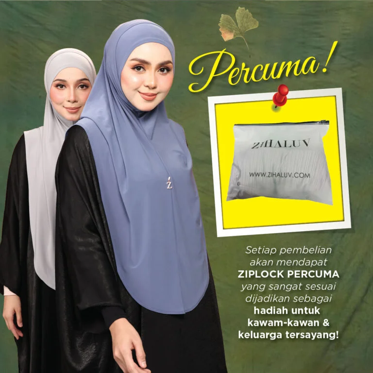 Packaging Tudung Syria Elmaree