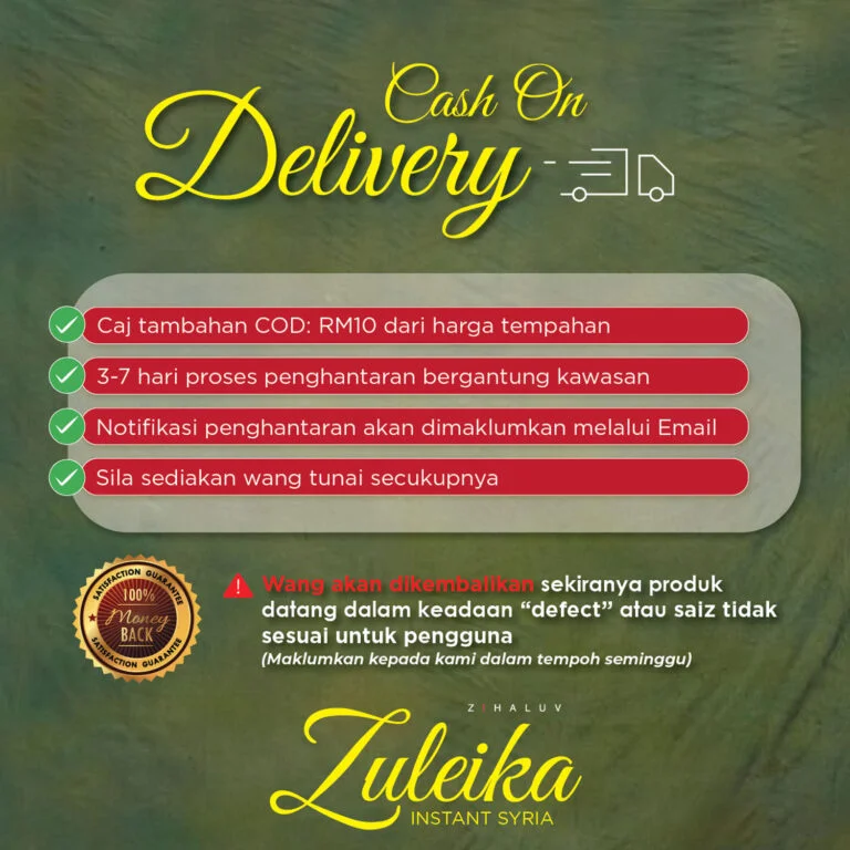 Cash on Delivery - bayar bila sampai